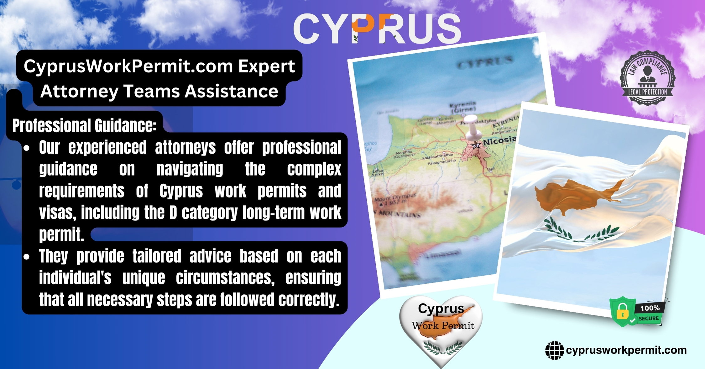 How to Apply for a Work Permit, Student Visa, Business Visa, Investor Visa, and Resident Card Visa from Comoros to Cyprus?