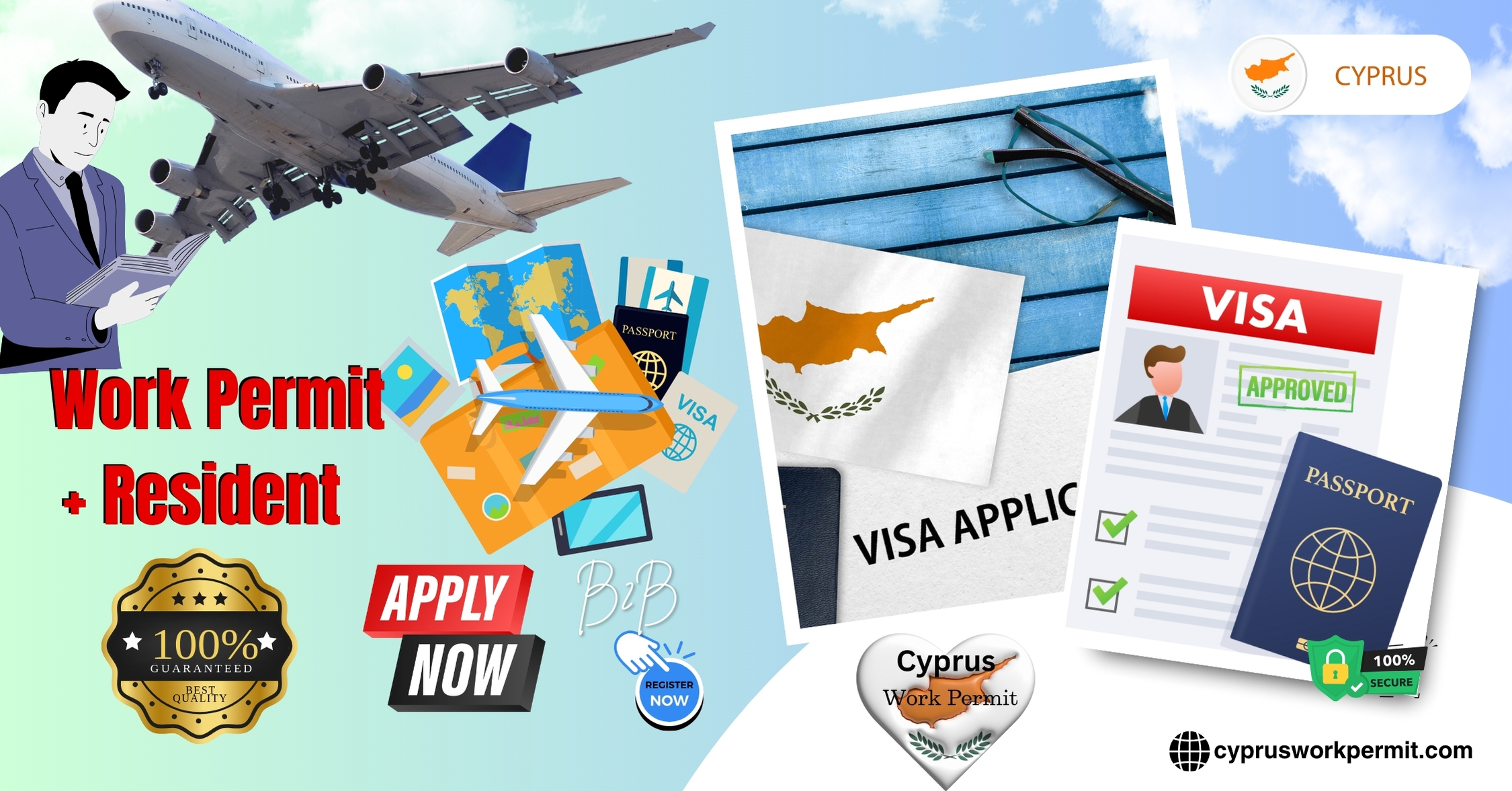 How to Apply for a Work Permit, Student Visa, Business Visa, Investor Visa, and Resident Card Visa from Japan to Cyprus?